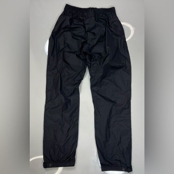 Marmot Track Pants Women Small Black Nylon Ankle Zipper - Picture 6 of 15